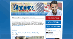 Desktop Screenshot of johnsarbanes.com
